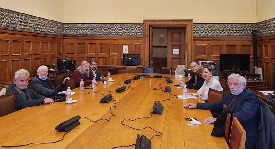 Συνάντηση στη Βουλή με εκπροσώπους του Συνδέσμου Φυλακισθέντων και Εξορισθέντων Αντιστασιακών (ΣΦΕΑ)